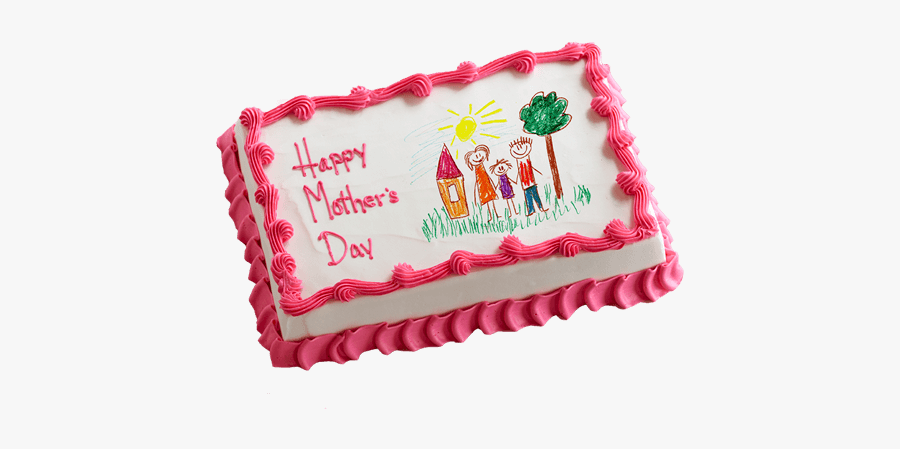 Mothers Day Carvel Cake, Transparent Clipart