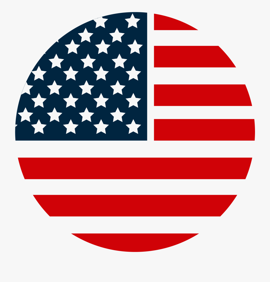12 Round Transparent Usa Flag Png