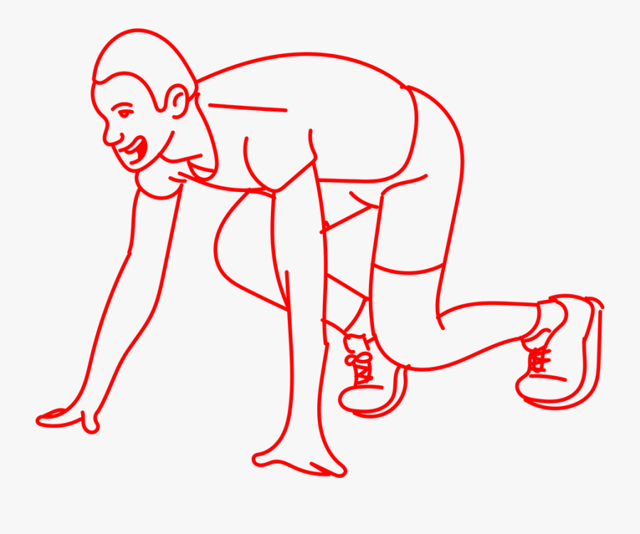 Man, Running, Athlete, Run, Strong, Sports, Athletic - Imagen De Un Atleta Corriendo, Transparent Clipart