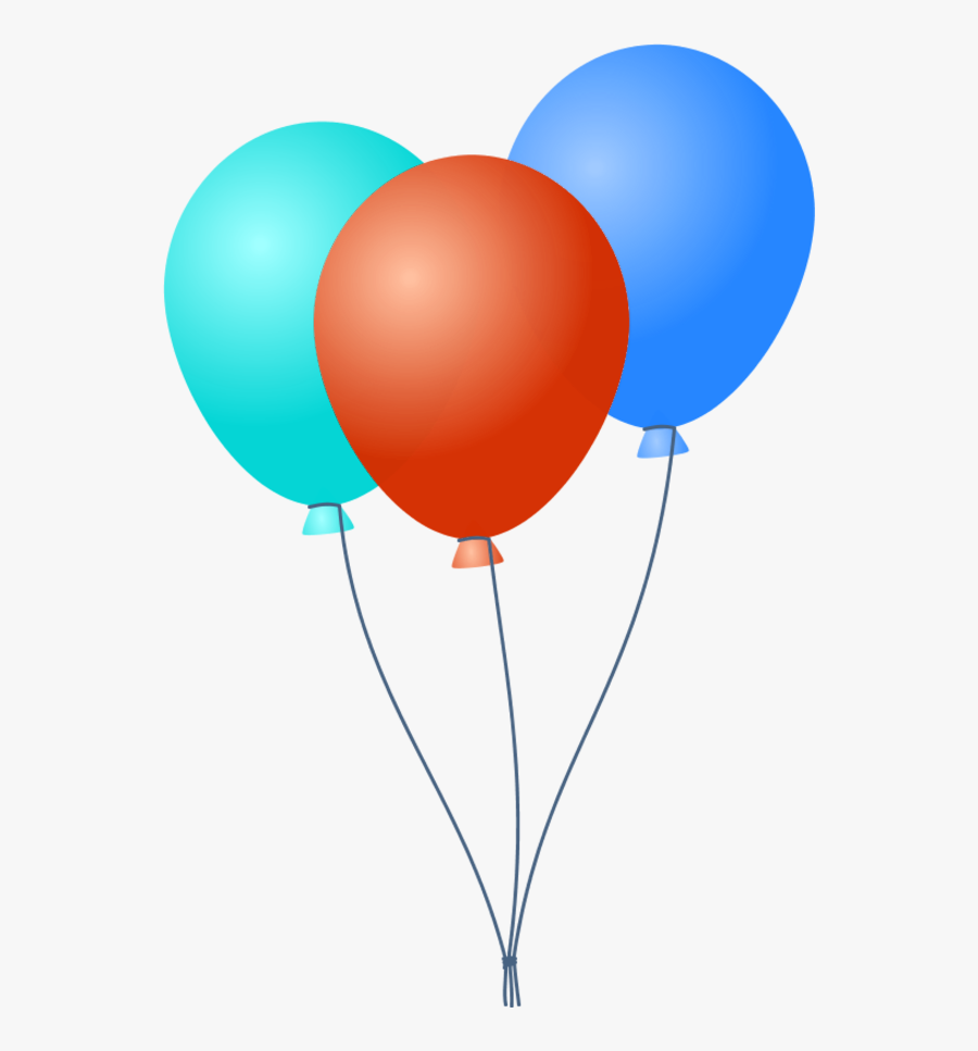Transparent Party Balloons Clipart - Birthday Balloons Png Vector, Transparent Clipart