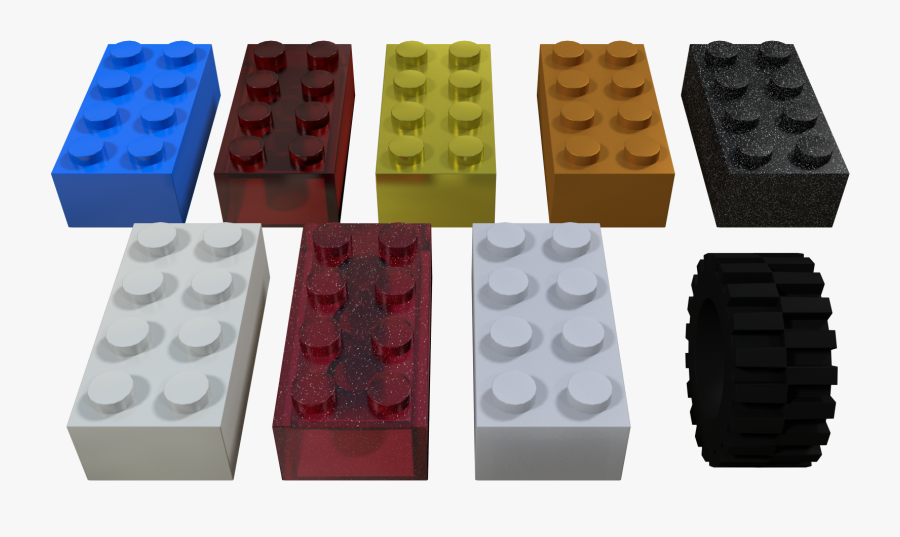 Transparent Lego Translucent - Construction Set Toy, Transparent Clipart