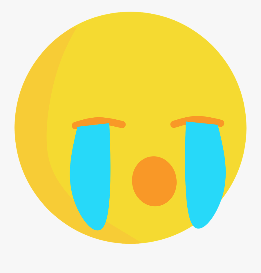 Emoji Face Crying Free Picture - Whatsapp Dp Mood Off, Transparent Clipart
