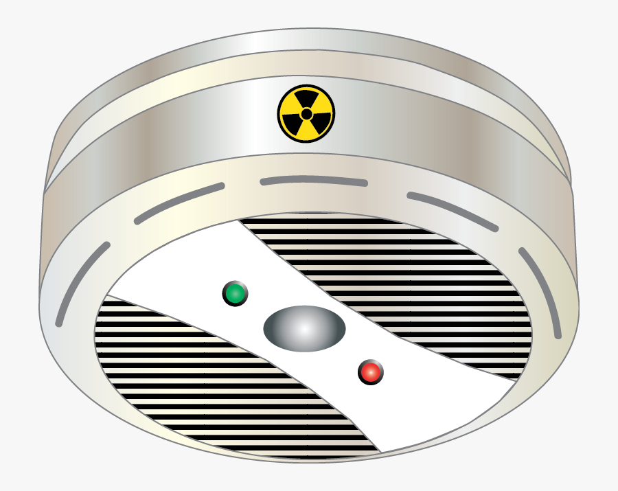 Smoke Alarm - Smoke Detector With Americium, Transparent Clipart