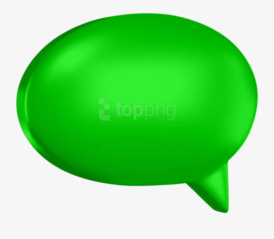 Speech Bubble Clipart Green, Transparent Clipart