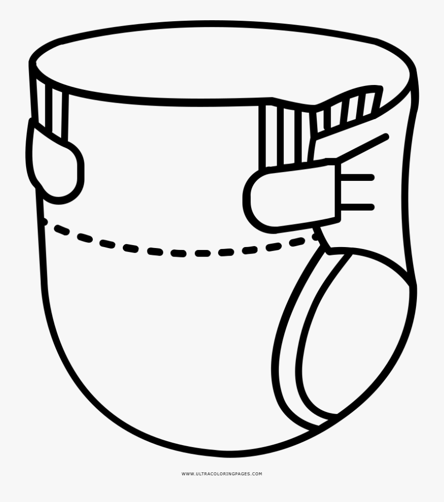 Diaper Coloring Pages