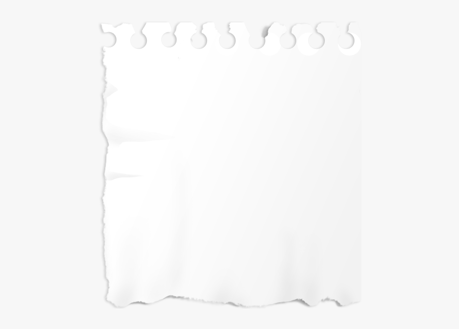 Ripped White Paper Png - Torn Paper Note Png , Free Transparent Clipart