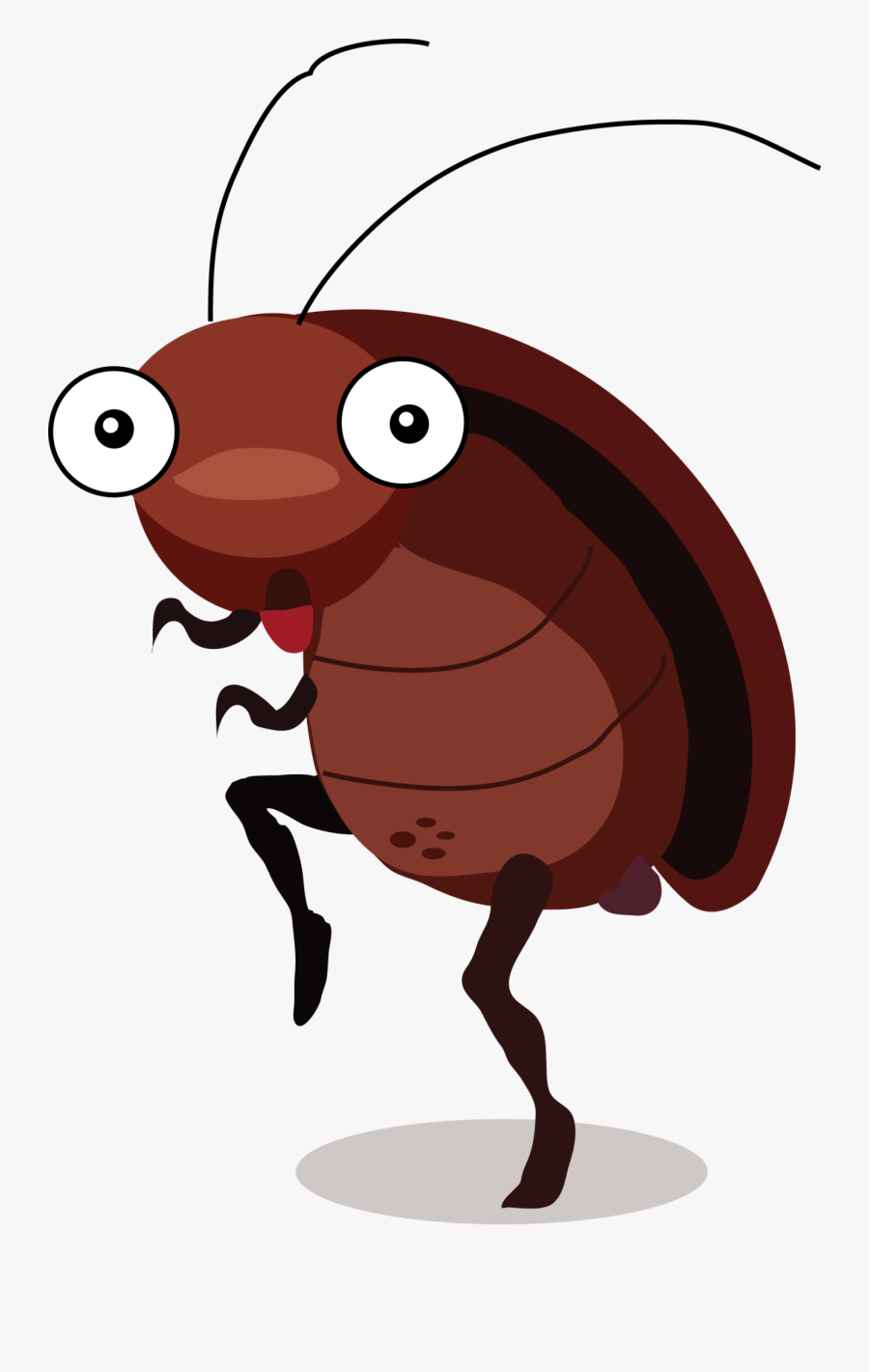 Cockroach Cartoon Png, Transparent Clipart