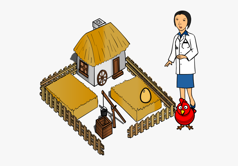 Medieval Farm Clipart, Transparent Clipart