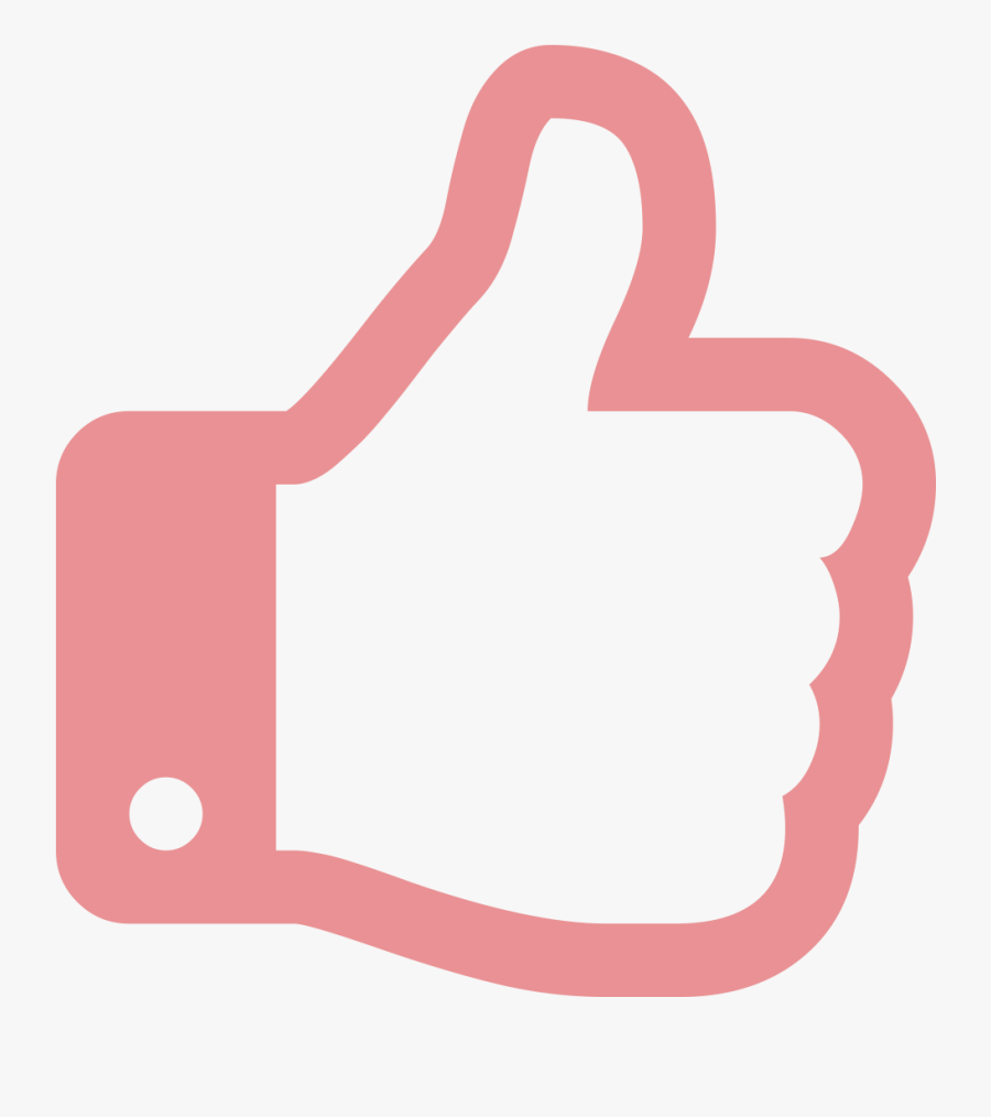 Thumbs Up Png Pink - Transparent Background Thumbs Up Icon, Transparent Clipart