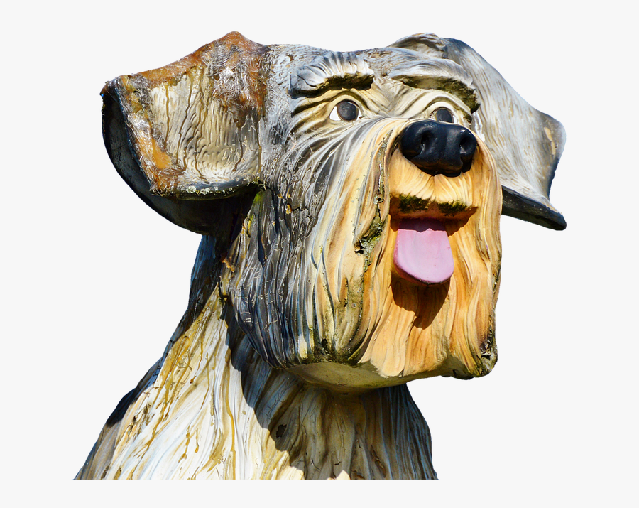 Transparent Schnauzer Png - Sculpture, Transparent Clipart