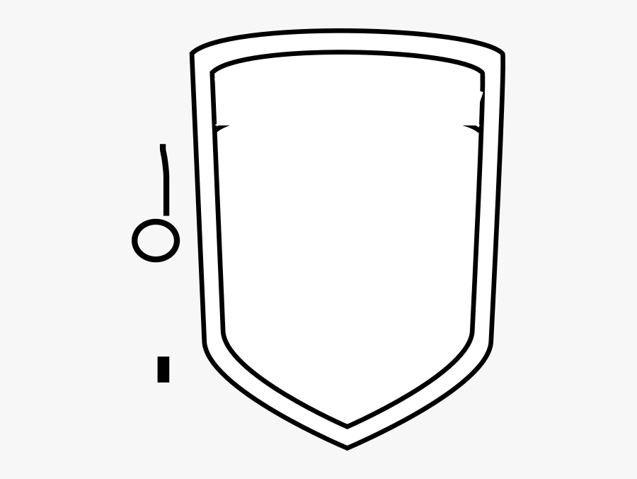 Blank Shield Template, Transparent Clipart
