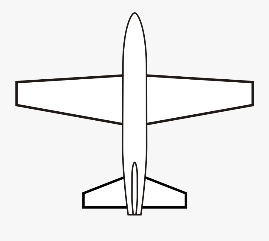 Compound Tapered Wing Aircraft, Transparent Clipart