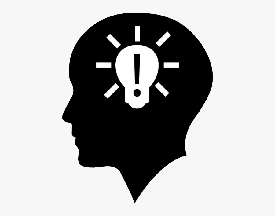 Computer Icons Incandescent Light Bulb Human Ⓒ - Light Bulb Head Icon, Transparent Clipart