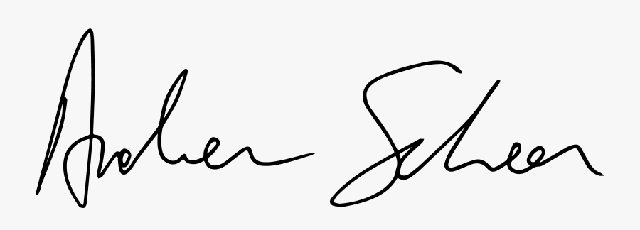 Signature Of Andrew Scheer - Calligraphy, Transparent Clipart