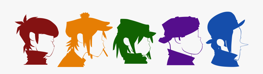 Gorillaz Demon Days, Transparent Clipart