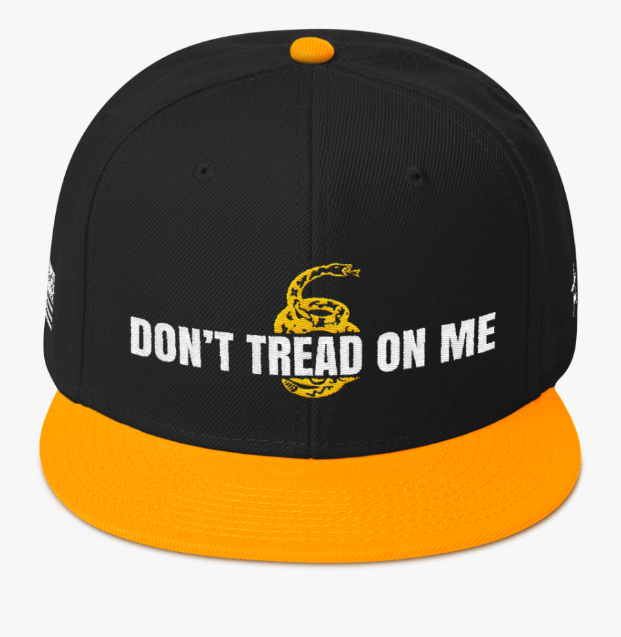 Clip Art Gadsden Flag Hat - Partial 3d Puff Hat, Transparent Clipart