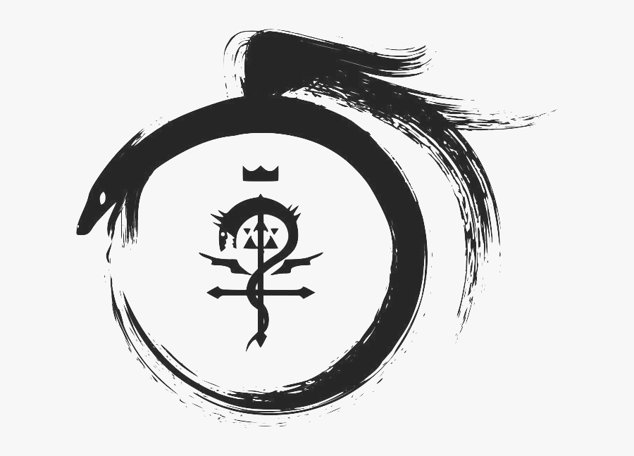 Ouroboros Symbol Snake Tattoo - Tree Of Life And Ouroboros, Transparent Clipart