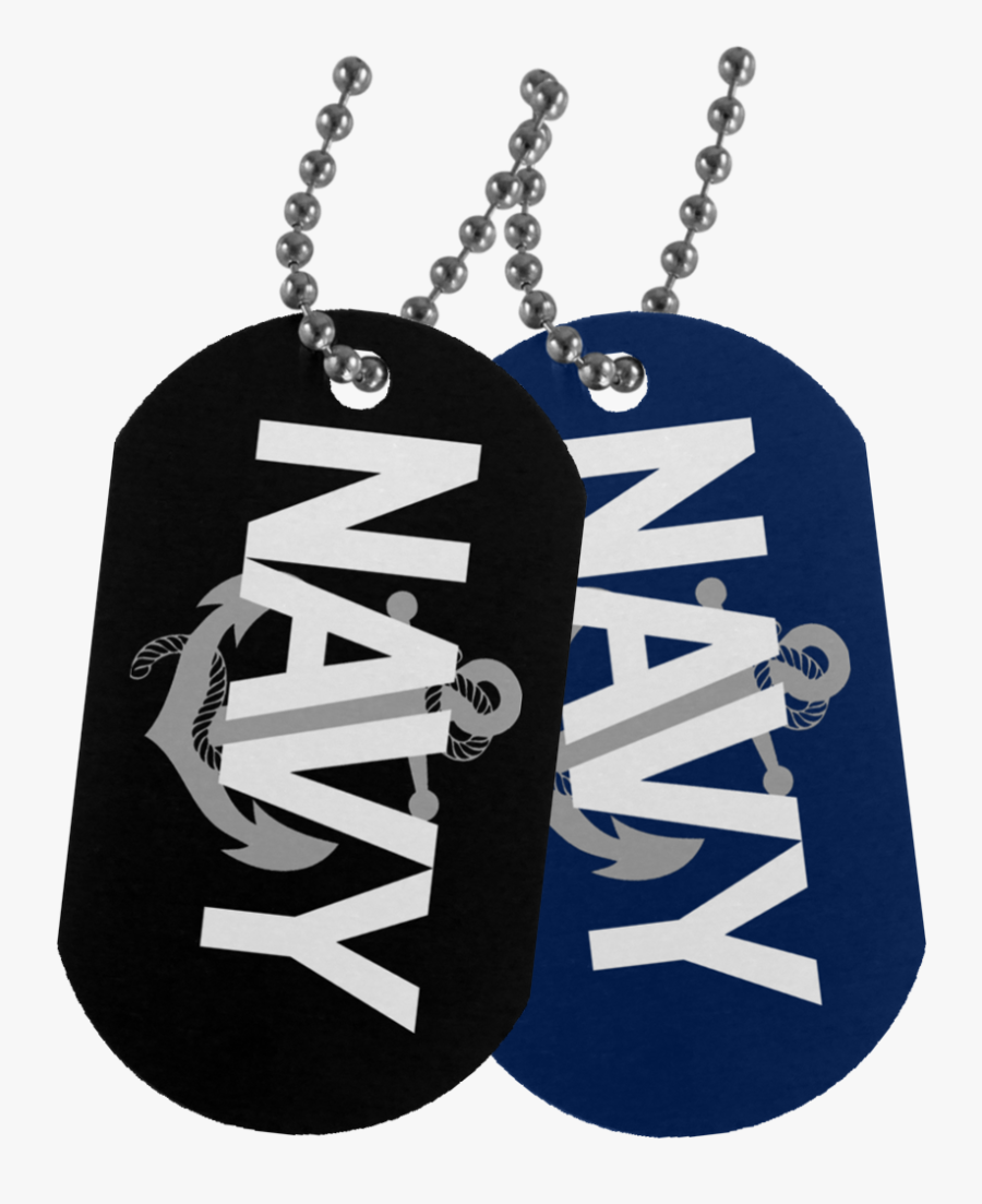Navy Dog Tags - Pendant, Transparent Clipart