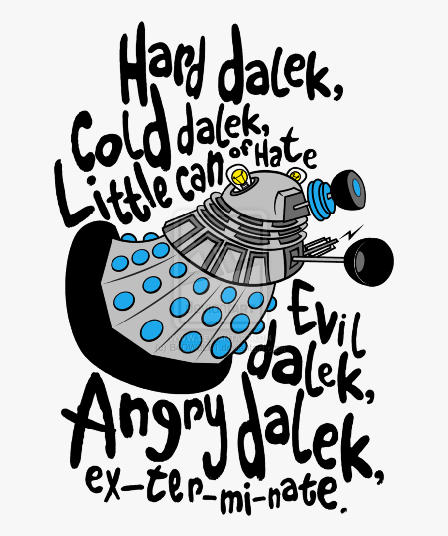 Dalek Can Of Hate, Transparent Clipart