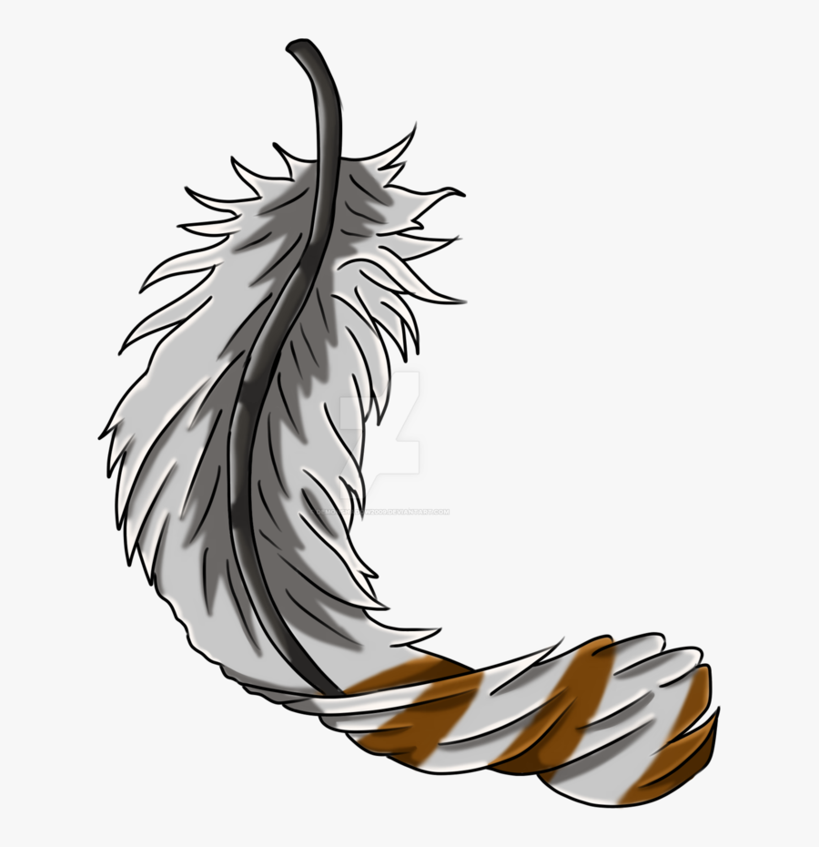 Feather Clip Art Owl - Illustration, Transparent Clipart