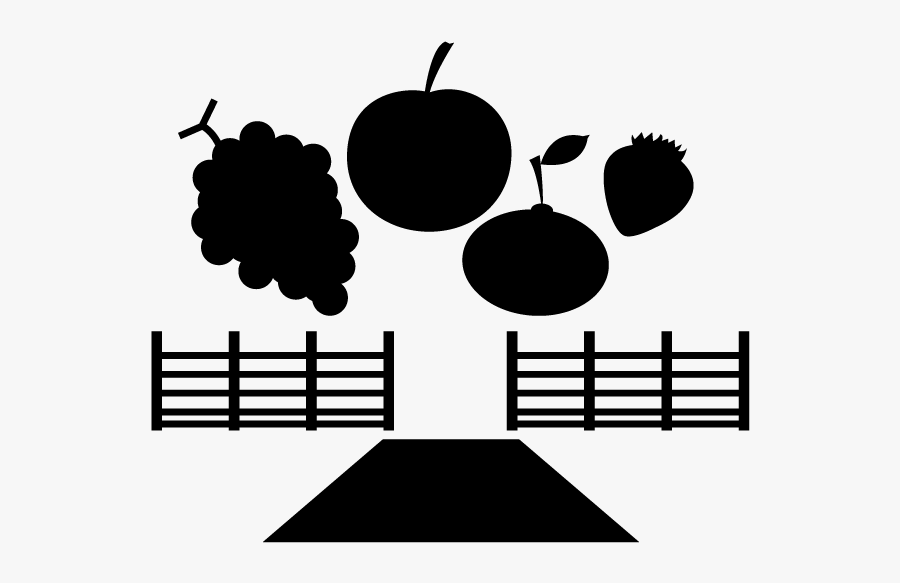 Orchard Icon, Transparent Clipart