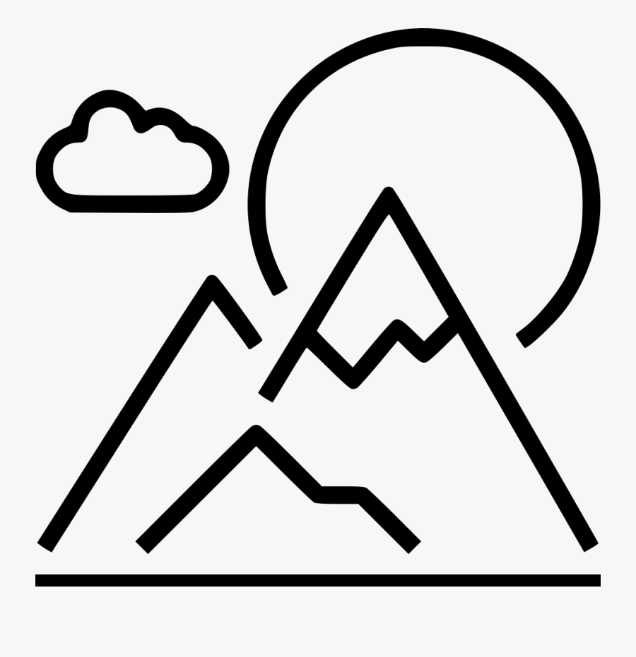 Mountain Png Icon - Mountain Icon Png Transparent, Transparent Clipart