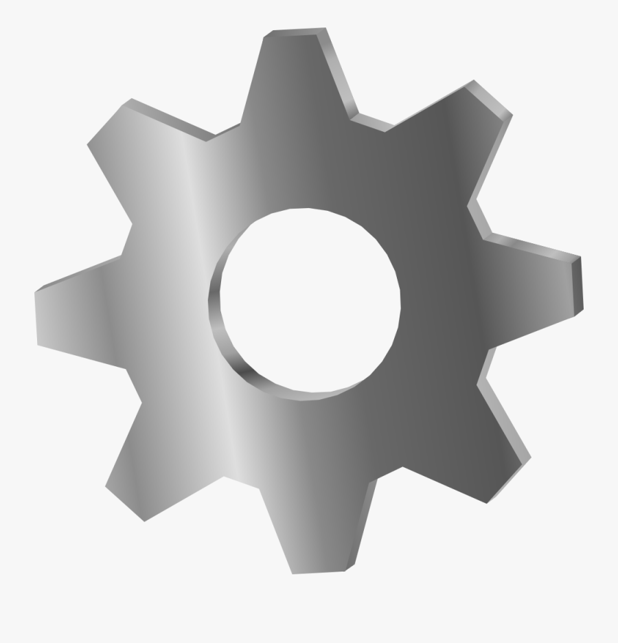 Cog 3d, Transparent Clipart