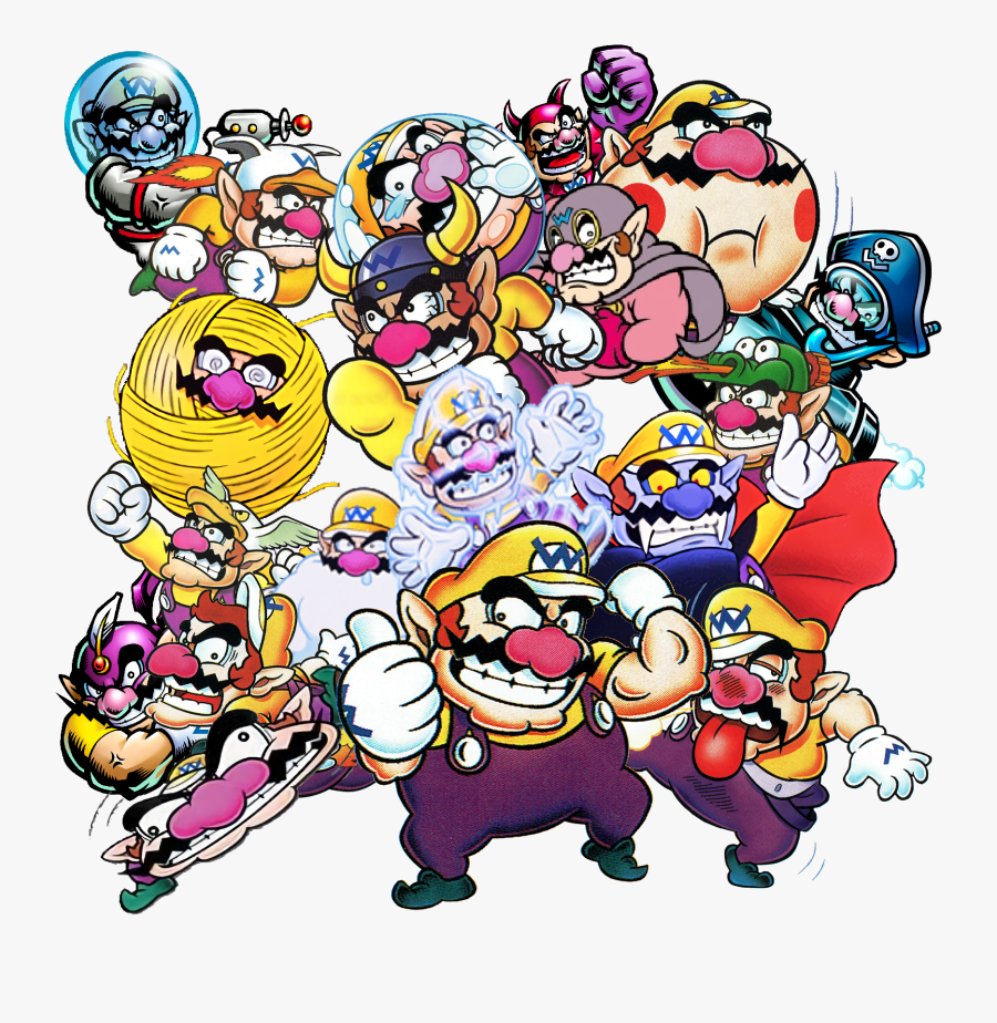 Nintendo Fanon Wiki - Wario Power Ups, Transparent Clipart