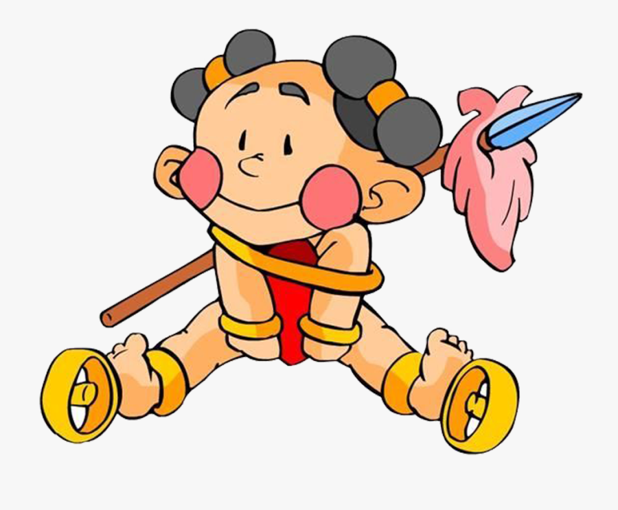 Journey To The West Nezha Red Boy Sun Wukong Bull Demon - Nezha Sun Wukong, Transparent Clipart