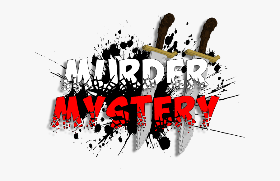 Minecraft Murder Mystery Logo, Transparent Clipart