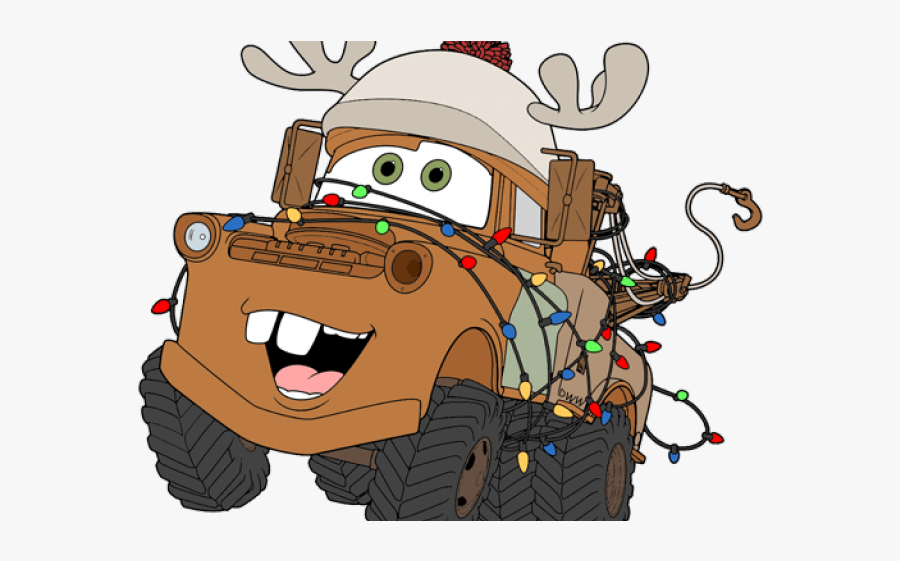 Disney Christmas Clipart - Mater Christmas Clip Art, Transparent Clipart