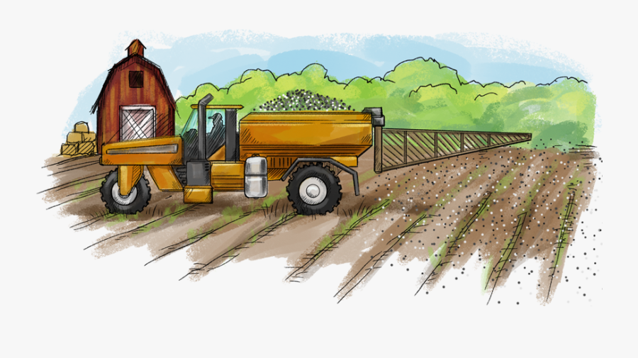 Fertilizer-truck - Illustration, Transparent Clipart