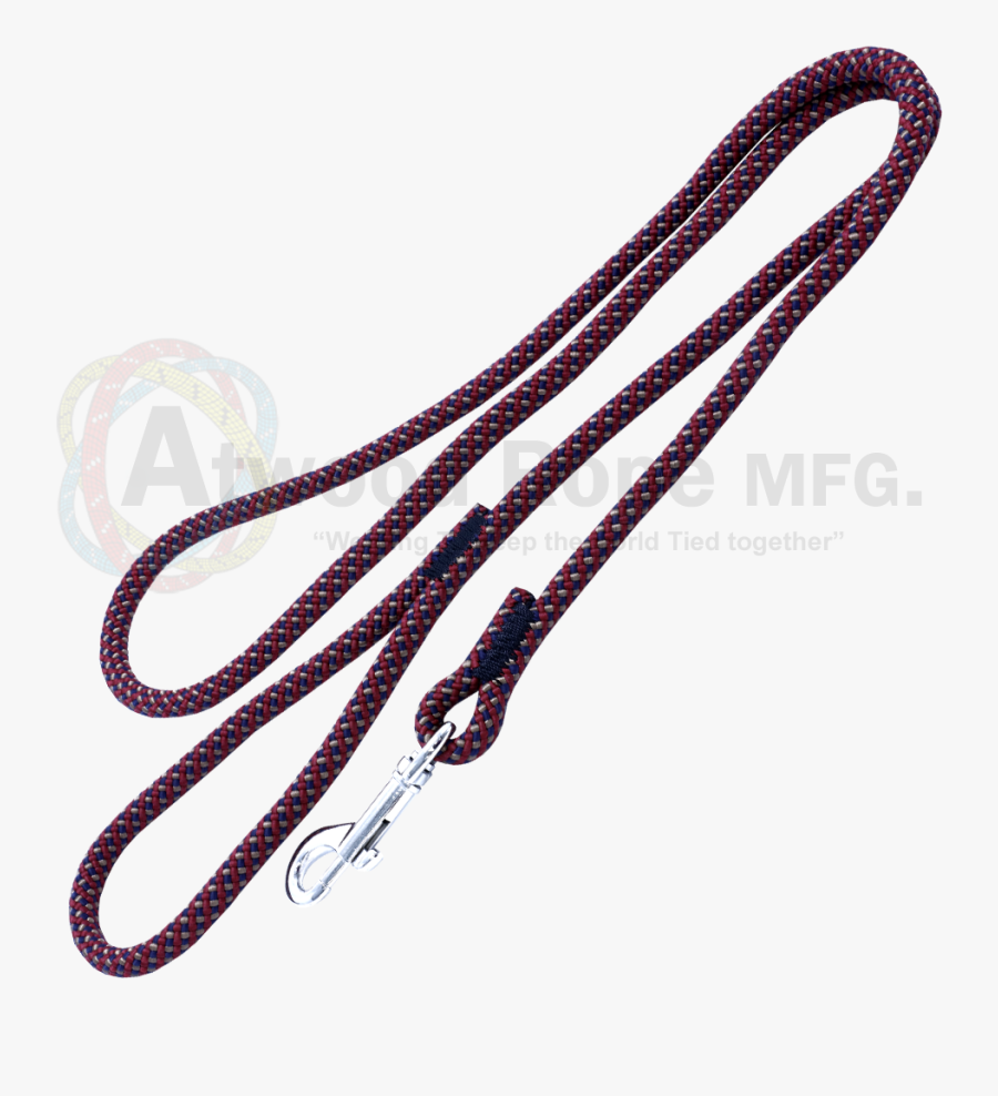 3/8 Maroon, Navy & Tan Criss Cross Rope Leash - Necklace, Transparent Clipart