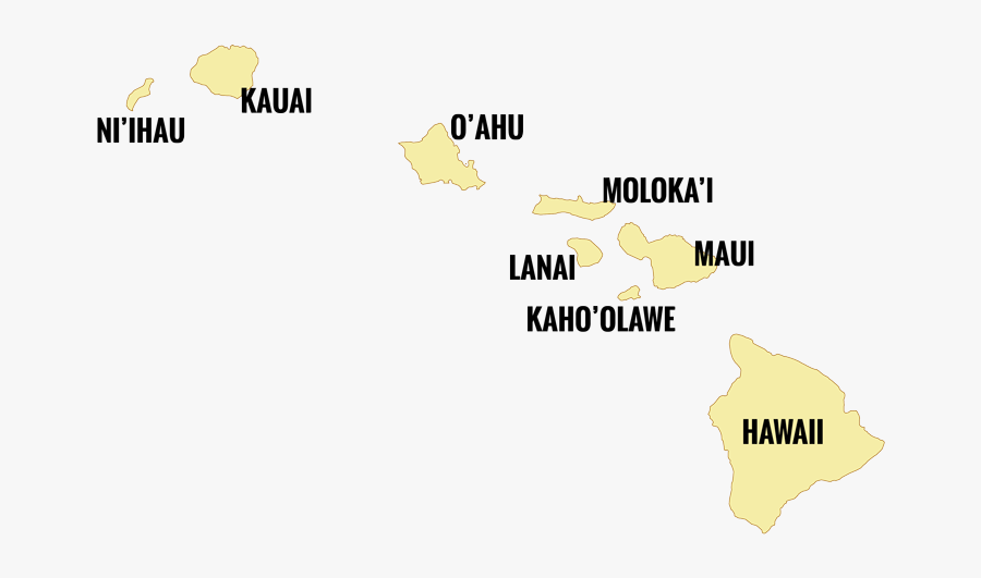Hawaiian Islands Png - Hawaii Islands Png, Transparent Clipart