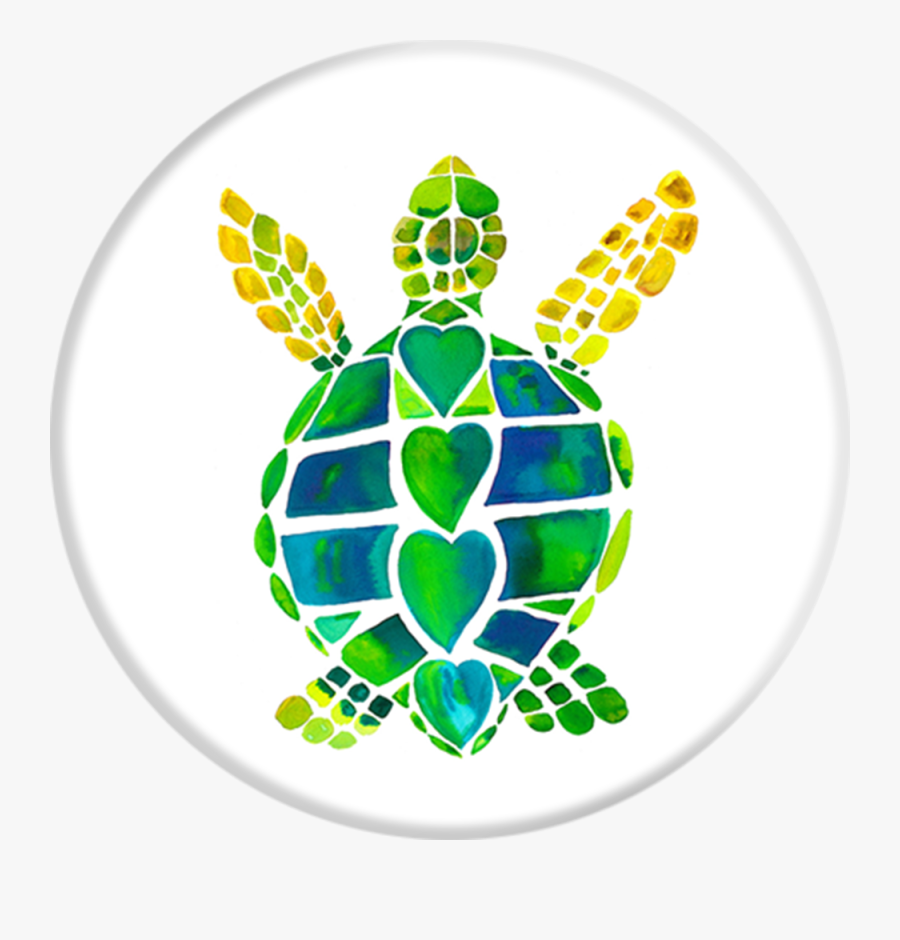 Turtle Popsocket, Transparent Clipart