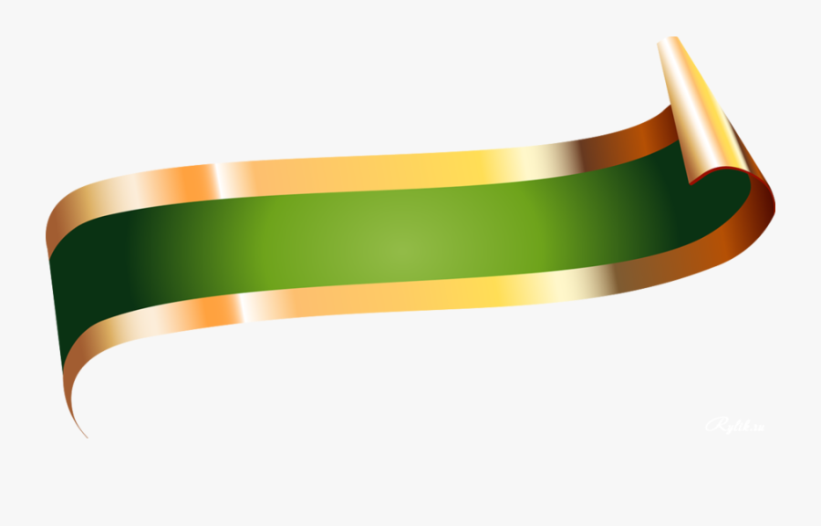Download Ribbon Green Png Clipart Clip Art Orange Line - Vector Ribbon Green Png, Transparent Clipart