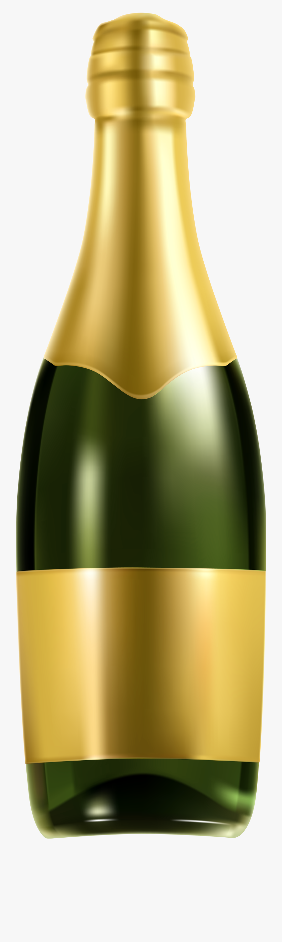 Champagne Bottle Clipart Png - Vector Champagne Bottle Png, Transparent Clipart