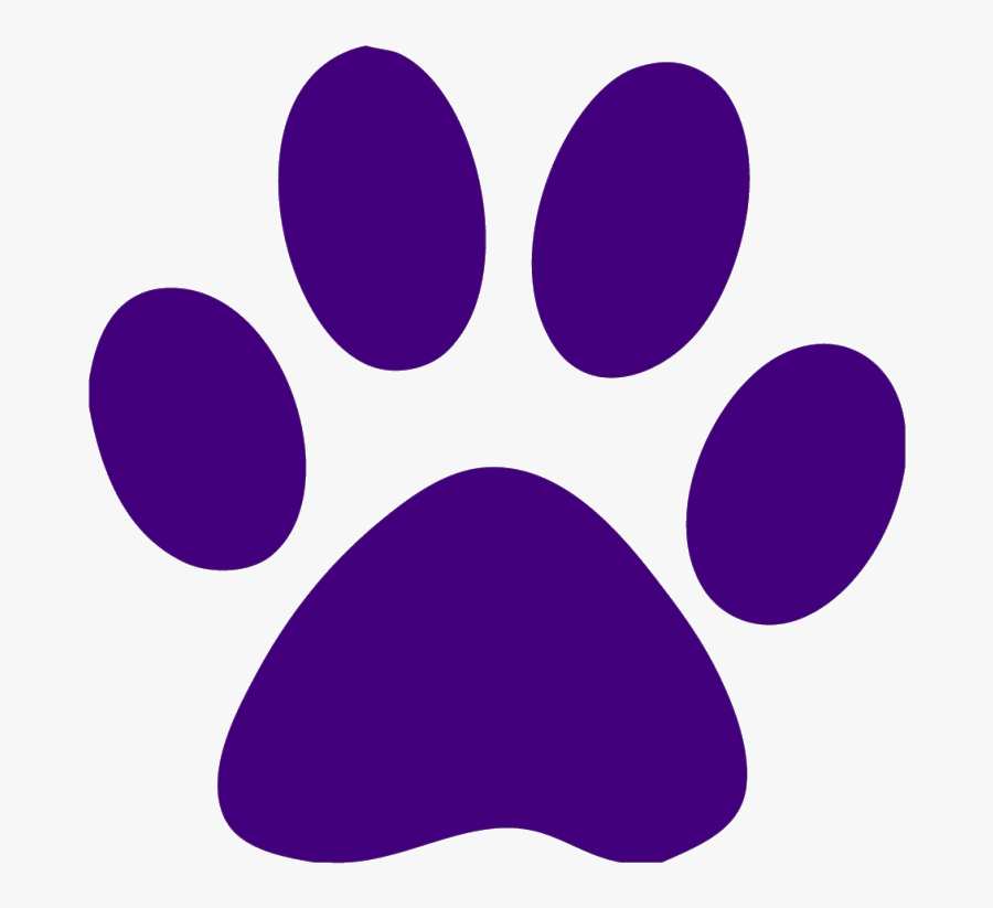 Dog Print Paw Clipart Real Free Cliparts Sale Ddbf - Purple Cat Paw Print, Transparent Clipart