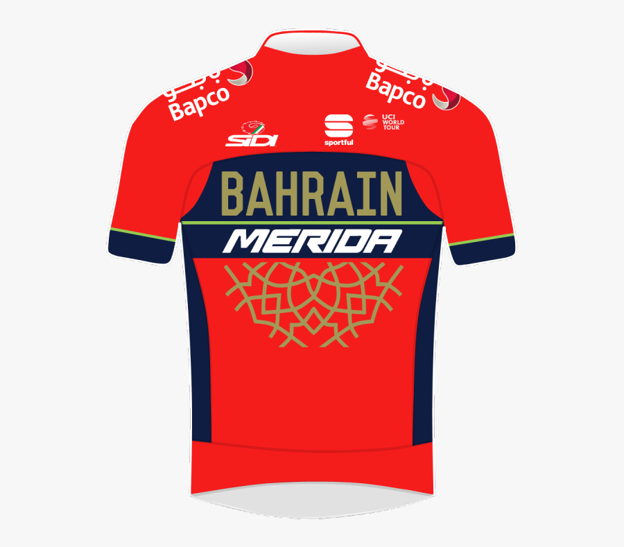 Bahrain Merida Team Jersey - Bahrain Merida Team 2019, Transparent Clipart