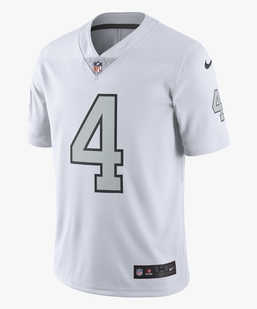 Transparent Football Jersey Png - Derek Carr Color Rush Jersey, Transparent Clipart