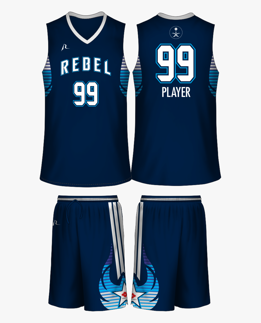 blue basketball jersey design