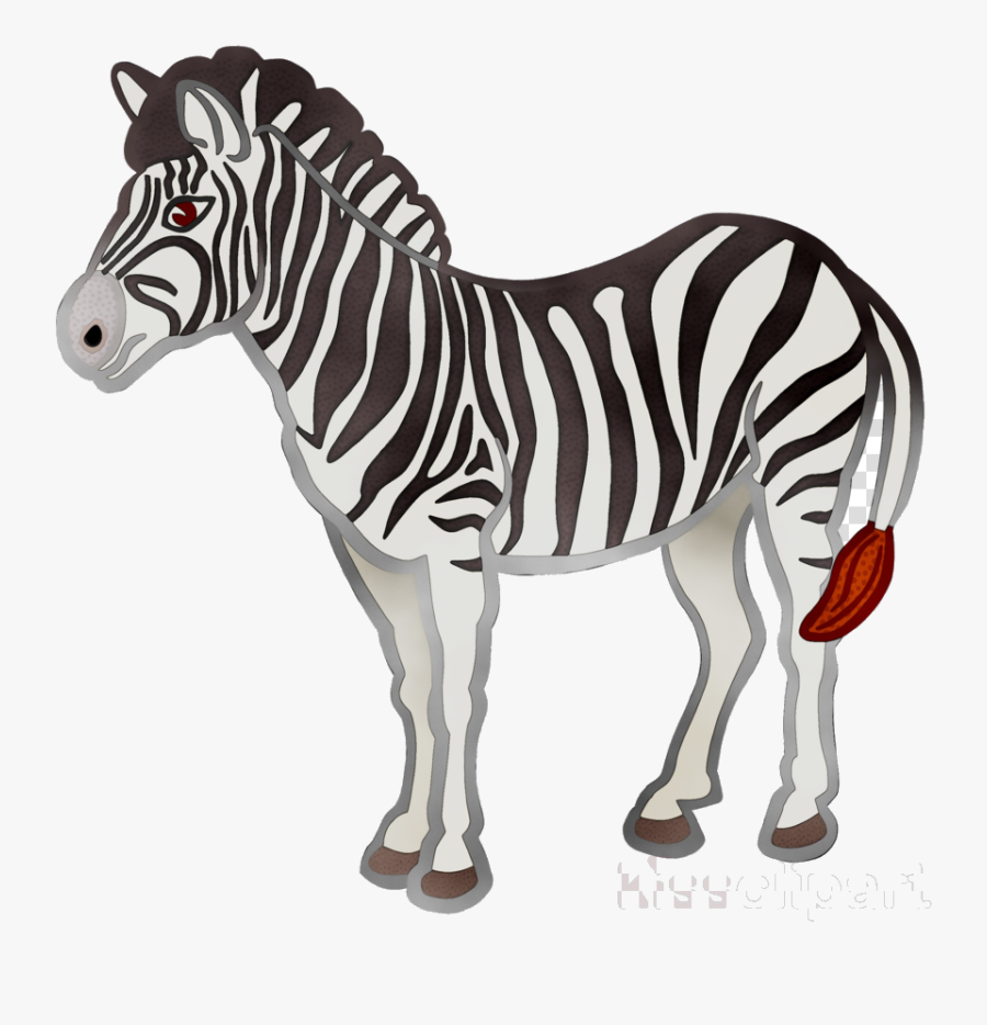 Animal Terrestrial Clipart Drawing Clip Art Transparent - Zebra, Transparent Clipart