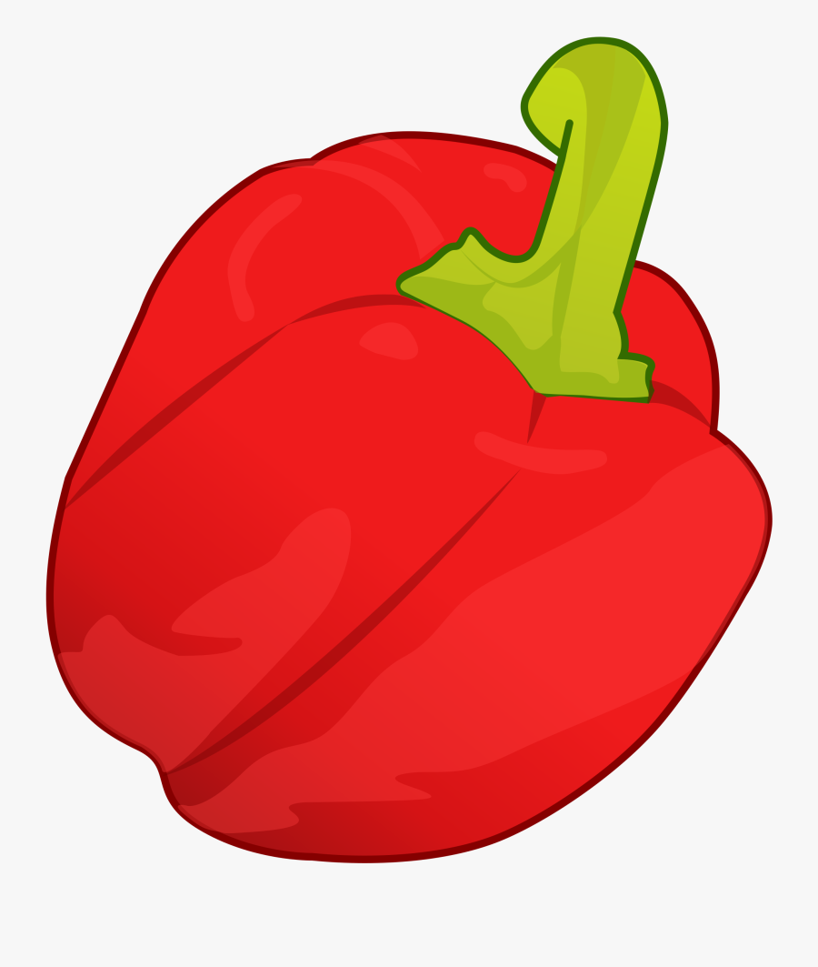 Png Pepper Clipart - Red Bell Pepper Clipart, Transparent Clipart