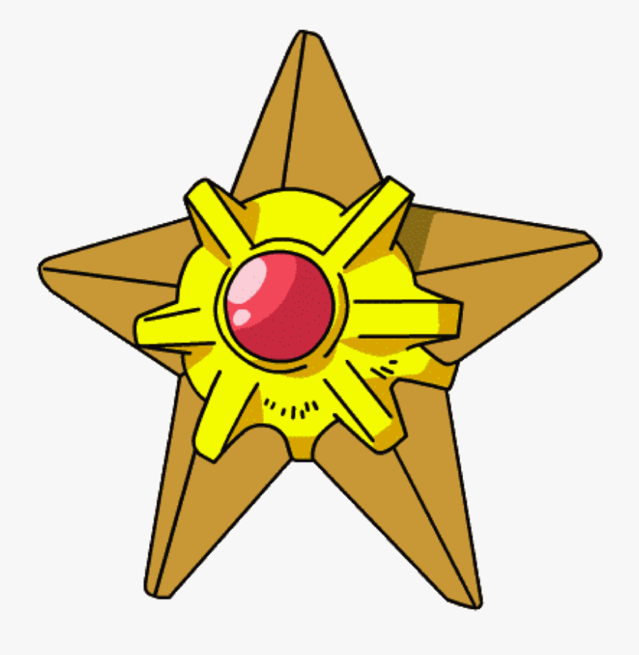 Clipart Star Sherrif - Pokemon Staryu Shiny, Transparent Clipart