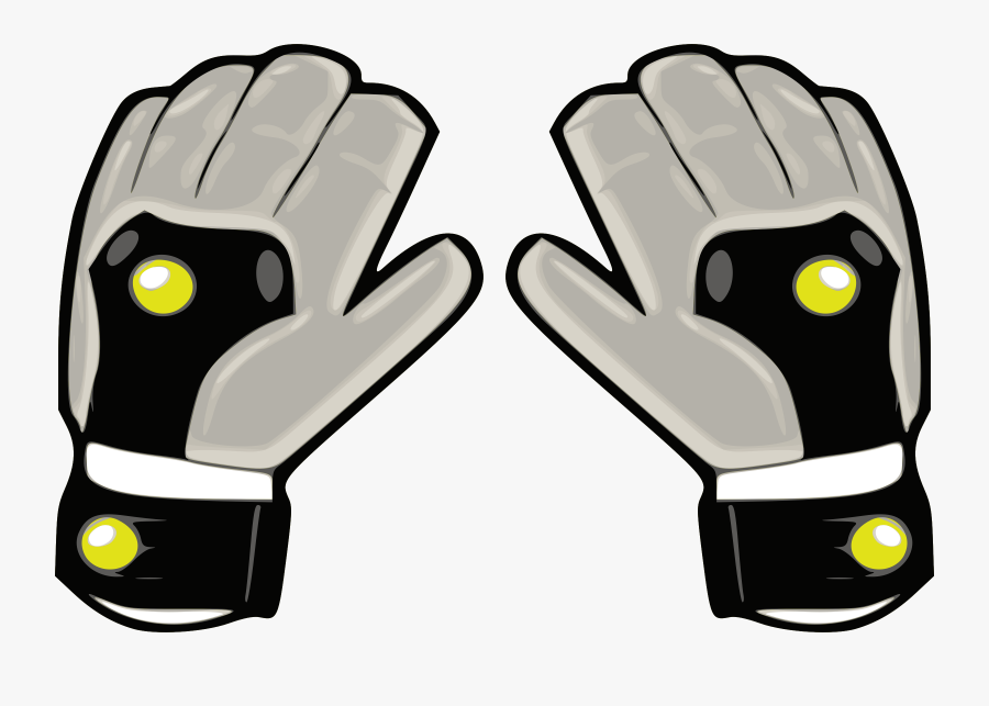 Gloves - Goalie Glove Clipart Soccer, Transparent Clipart