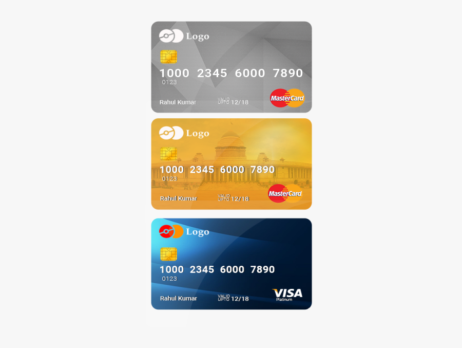 Clip Art Credit Card Psd - Transparent Background Credit Card Png, Transparent Clipart