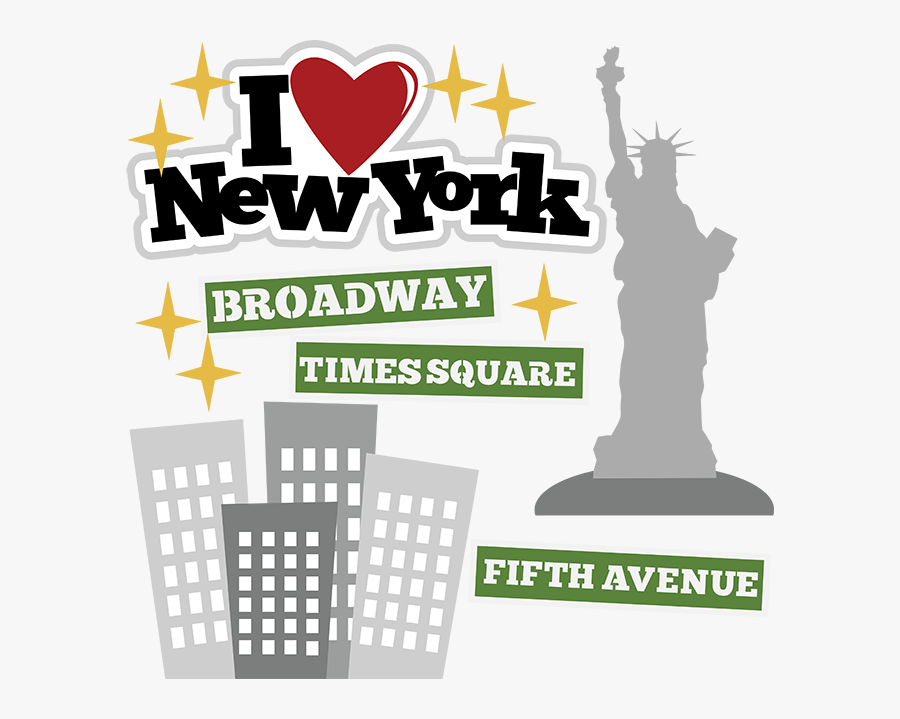 New York Clip Art Image - Statue Of Liberty, Transparent Clipart