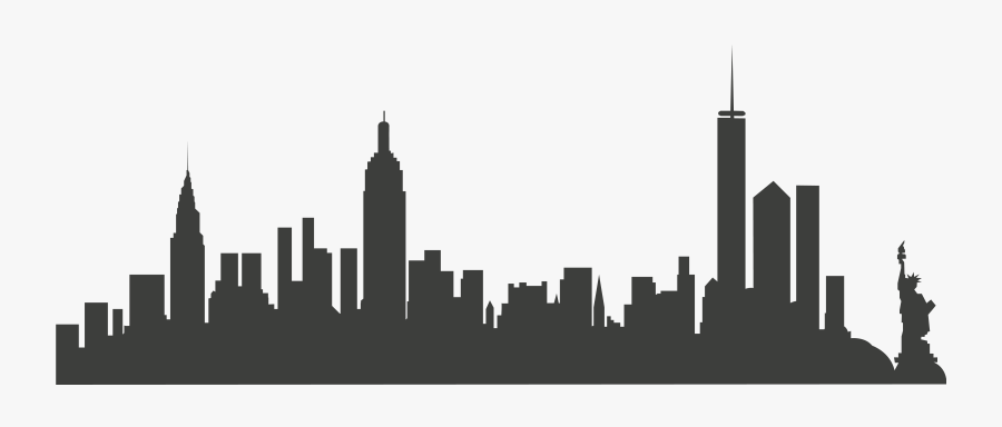 New York City Skyline Clip Art New York Skyline Silhouette Free Transparent Clipart Clipartkey