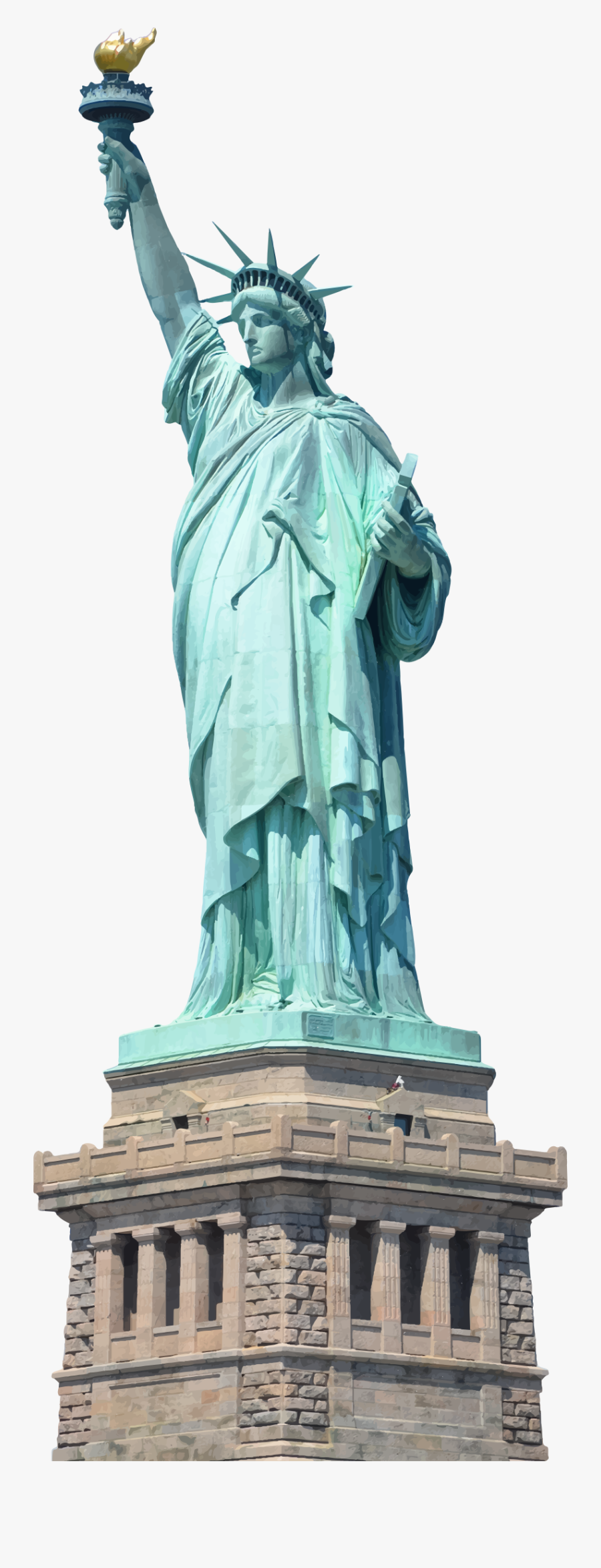 Statue Of Liberty Png Transparent Free Images - Statue Of Liberty, Transparent Clipart