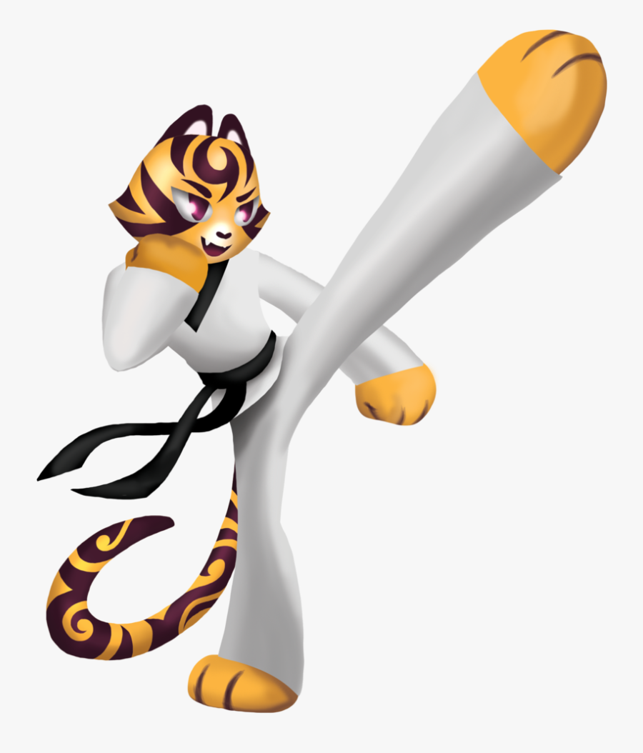 River Taekwondo Tiger By Snowboardleopard River Taekwondo - Taekwondo Itf Anime Png, Transparent Clipart